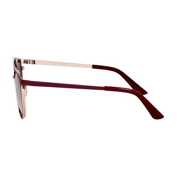 Kenneth Cole Wine Red Gold Mirror Sunglasses - Picture 3 of 4